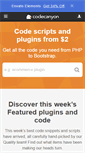 Mobile Screenshot of codecanyon.net